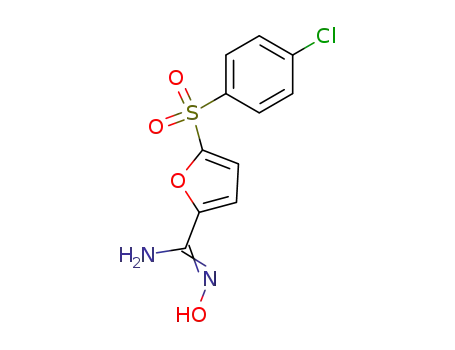 5-((4-클로로페닐)술포닐)-N-히드록시-2-푸란카르복스이미드아미드