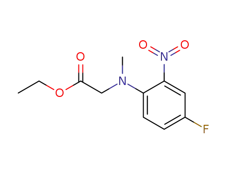 N-(4-fluoro-2-nitrophenyl)sarcosine ethyl ester