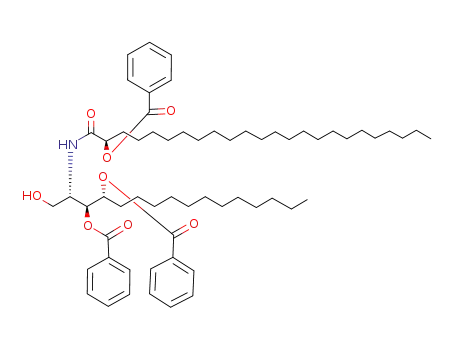 (2S,3S,4R)-2-[(R)-2-(Benzoyloxy)tetracosanoylamino]-3,4-(dibenzoyloxy)-1-hexadecanol