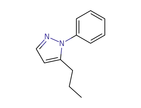 Molecular Structure of 91565-82-1 (1H-Pyrazole, 1-phenyl-5-propyl-)