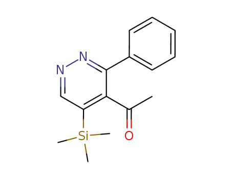 4-Acetyl-5-(trimethylsilyl)-3-phenyl-pyridazin