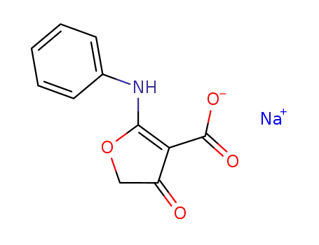 4,5-dihydro-4-oxo-2-(phenylamino)-3-furancarboxylic acid sodium salt