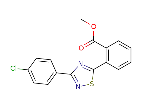 methyl 2-<3-(4-chlorophenyl)-1,2,4-thiadiazol-5-yl>-benzoate