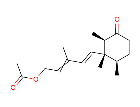 (2EZ,4E,1'R,2'R,6'R)-(-)-5-(1',2',6'-trimethyl-3'-oxocyclohexyl)-3-methyl-2,4-pentadienyl acetate