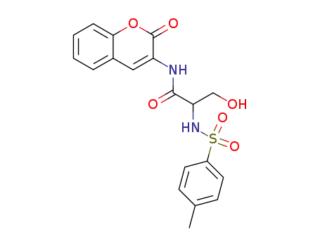 3-(N-tosyl-DL-Ser)aminocoumarin