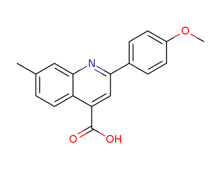 2-(4-METHOXYPHENYL)-7-METHYLQUINOLINE-4-CARBOXYLIC ACID