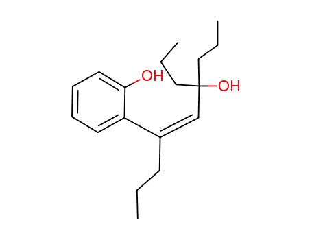 Phenol, 2-(3-hydroxy-1,3-dipropyl-1-hexenyl)-, (Z)-