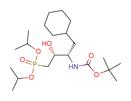 (2R,3S)-diisopropyl <3-(t-Boc-amino)-4-cyclohexyl-2-hydroxybutyl>phosphonate