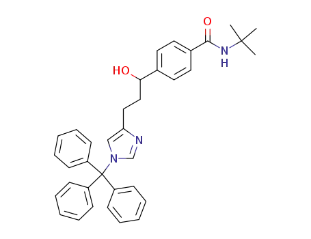 4-[3-(4-Tert-butylaminocarbonylphenyl)-3-hydroxyprop-1-yl]-1-tritylimidazole