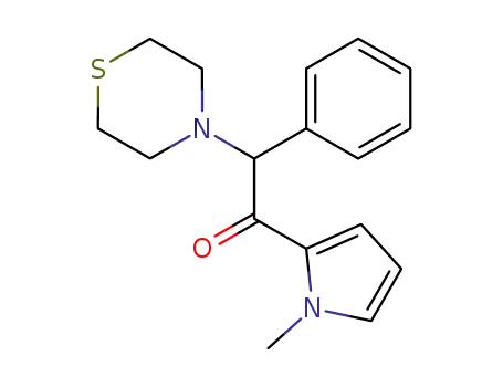 Ethanone, 1-(1-methyl-1H-pyrrol-2-yl)-2-phenyl-2-(4-thiomorpholinyl)-