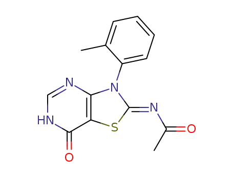 Acetamide,
N-[6,7-dihydro-3-(2-methylphenyl)-7-oxothiazolo[4,5-d]pyrimidin-2(3H)-
ylidene]-