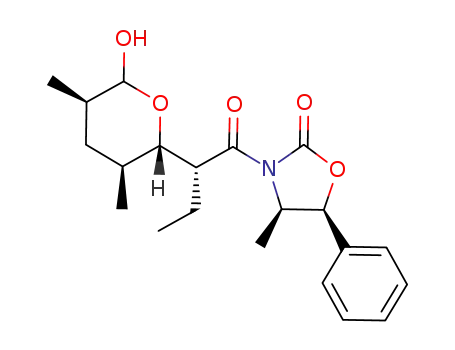 (4R,5S)-3-[(R)-2-((2S,3S,5R)-6-Hydroxy-3,5-dimethyl-tetrahydro-pyran-2-yl)-butyryl]-4-methyl-5-phenyl-oxazolidin-2-one