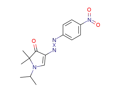 4-p-nitrophenylazo-1-isopropyl-2,2-dimethyl-1H-pyrrol-3(2H)-one