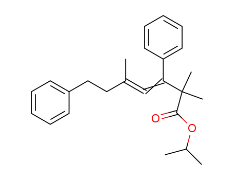 isopropyl 3,7-diphenyl-2,2,5-trimethyl-3,4-heptadienoate