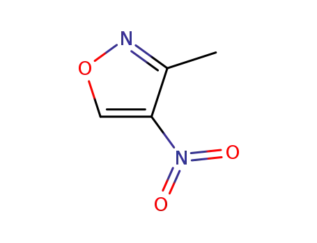 Molecular Structure of 1122-05-0 (Isoxazole, 3-methyl-4-nitro- (7CI,8CI,9CI))