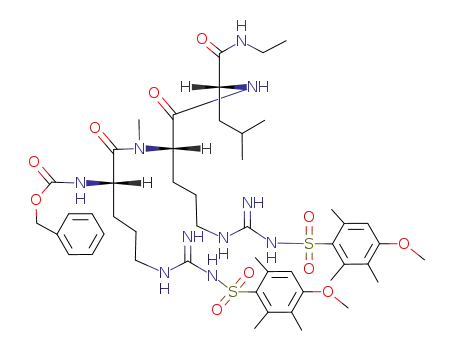 Z-Arg(Mtr)-MeArg(Mtr)-D-Leu-NHEt