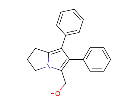 (1,2-diphenyl-6,7-dihydro-5H-pyrrolizin-3-yl)methanol cas  73009-93-5