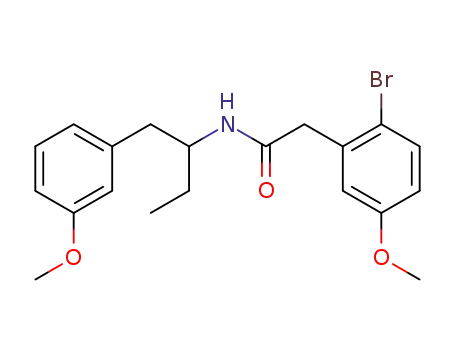2-(2-Bromo-5-methoxy-phenyl)-N-[1-(3-methoxy-benzyl)-propyl]-acetamide