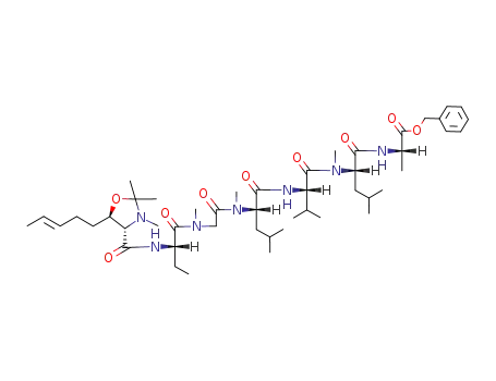 C<sub>48</sub>H<sub>79</sub>N<sub>7</sub>O<sub>9</sub>
