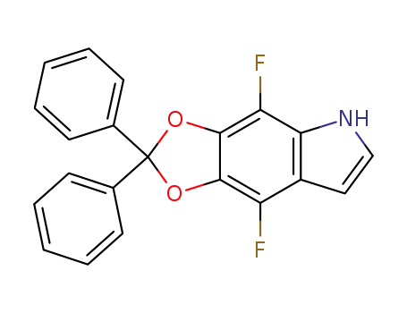 4,7-difluoro-5,6-<(diphenylmethylene)dioxy>indole