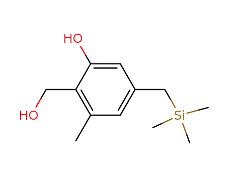2-Hydroxymethyl-3-methyl-5-trimethylsilanylmethyl-phenol