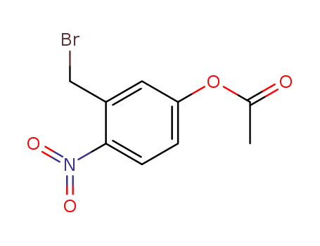 3-(bromomethyl)-4-nitrophenyl acetate