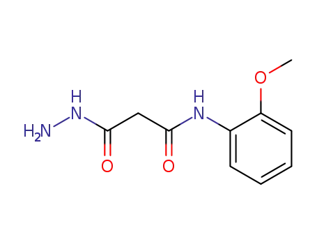 Propanoic acid, 3-[(2-methoxyphenyl)amino]-3-oxo-, hydrazide