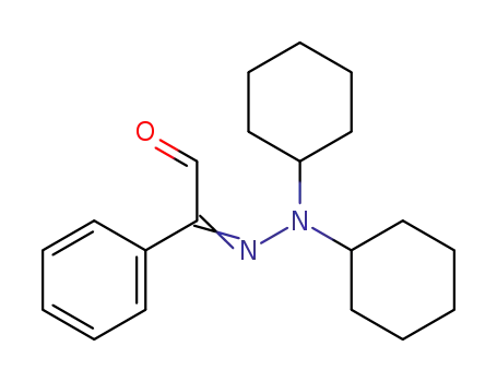 Molecular Structure of 88026-83-9 (Benzeneacetaldehyde, a-(dicyclohexylhydrazono)-)