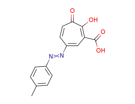 3-carboxy-5-(4-methylphenylazo)tropolone