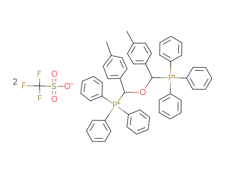 oxybis<(4-methylphenyl)(triphenylphosphonio)methane> trifluormethanesulfonate