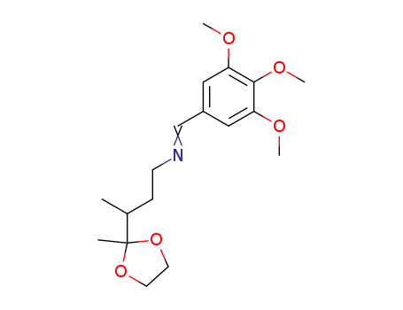 4,4-ethylenedioxy-3-methyl-N-(3,4,5-trimethoxybenzylidene)pentylamine