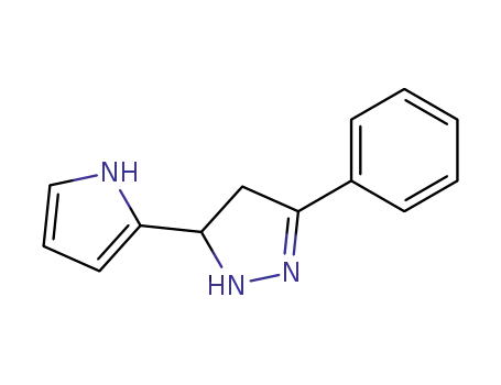 1H-Pyrazole, 4,5-dihydro-3-phenyl-5-(1H-pyrrolyl)-