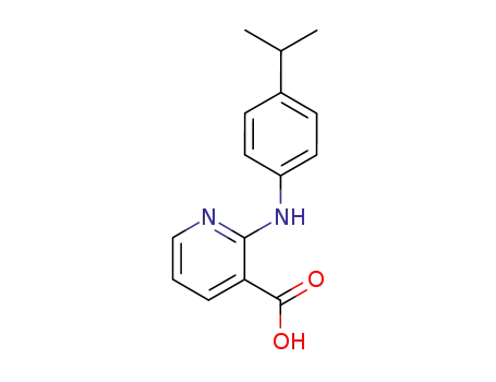 Molecular Structure of 55285-34-2 (2-{[4-(propan-2-yl)phenyl]amino}pyridine-3-carboxylic acid)