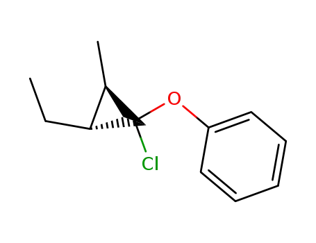 1-chloro-1-phenoxy-trans-2-ethyl-3-methylcyclopropane