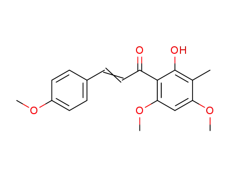 2-Propen-1-one,
1-(2-hydroxy-4,6-dimethoxy-3-methylphenyl)-3-(4-methoxyphenyl)-