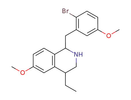 1-(2-Bromo-5-methoxy-benzyl)-4-ethyl-6-methoxy-1,2,3,4-tetrahydro-isoquinoline