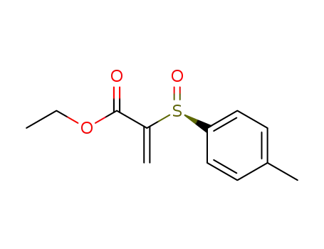 2-Propenoic acid, 2-[(4-methylphenyl)sulfinyl]-, ethyl ester, (R)-