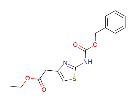 Ethyl 2-(2-benzyloxycarbonylaminothiazol-4-yl) acetate manufacture