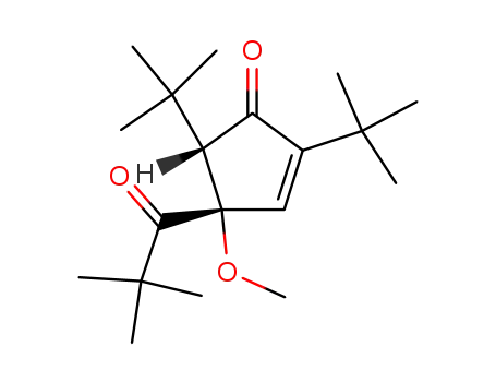 (4S,5S)-2,5-Di-tert-butyl-4-(2,2-dimethyl-propionyl)-4-methoxy-cyclopent-2-enone