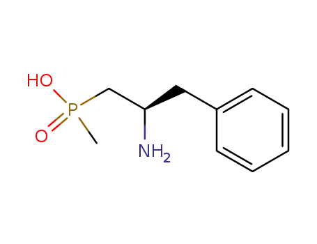 Molecular Structure of 88129-51-5 (Phosphinic acid, (2-amino-3-phenylpropyl)methyl-, (2S)-)
