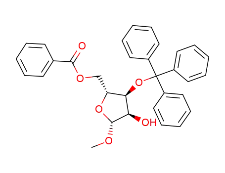 methyl 5-O-benzoyl-3-O-trityl-β-D-ribofuranoside