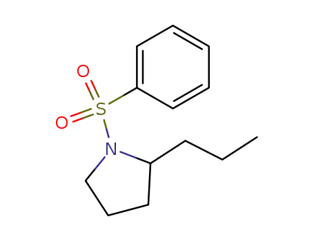 Molecular Structure of 13332-35-9 (1-benzenesulfonyl-2-propyl-pyrrolidine)