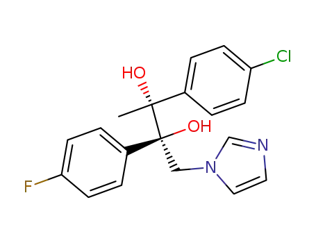 2,3-Butanediol, 3-(4-chlorophenyl)-2-(4-fluorophenyl)-1-(1H-imidazol-1-yl)-, (2R,3R)-