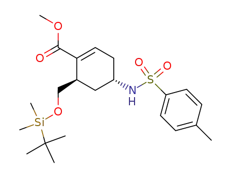 methyl <<(tert-butyldimethylsilyl)oxy>methyl>-4β-<(4'-methylbenzenesulfonyl)amino>cyclohexene-1-carboxylate