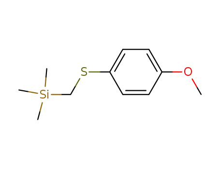 Silane, [[(4-methoxyphenyl)thio]methyl]trimethyl-