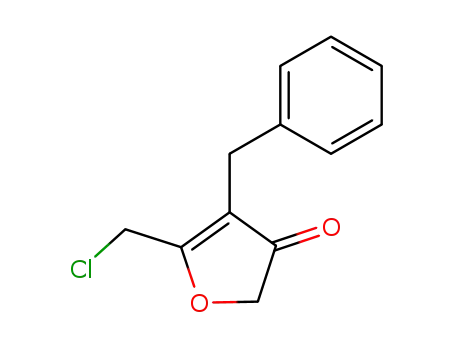3(2H)-Furanone, 5-(chloromethyl)-4-(phenylmethyl)-