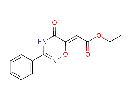 (Z)-3-Phenyl-6-carboethoxymethylene-4,5-dihydro-6H-1,2,4-oxadiazin-5-one