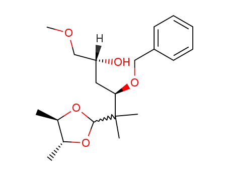 (2R,4R)-4-Benzyloxy-5-((4R,5R)-4,5-dimethyl-[1,3]dioxolan-2-yl)-1-methoxy-5-methyl-hexan-2-ol