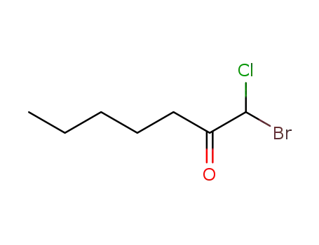 2-Heptanone, 1-bromo-1-chloro-
