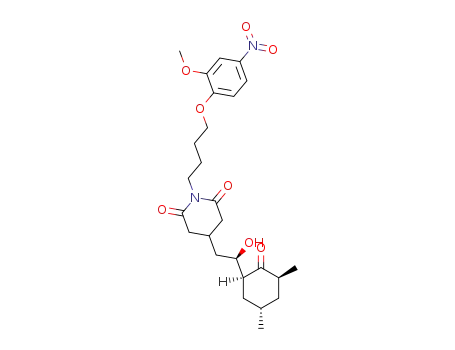 N-(4-(2-methoxy-4-nitrophenoxy)-1-butyl)cycloheximide